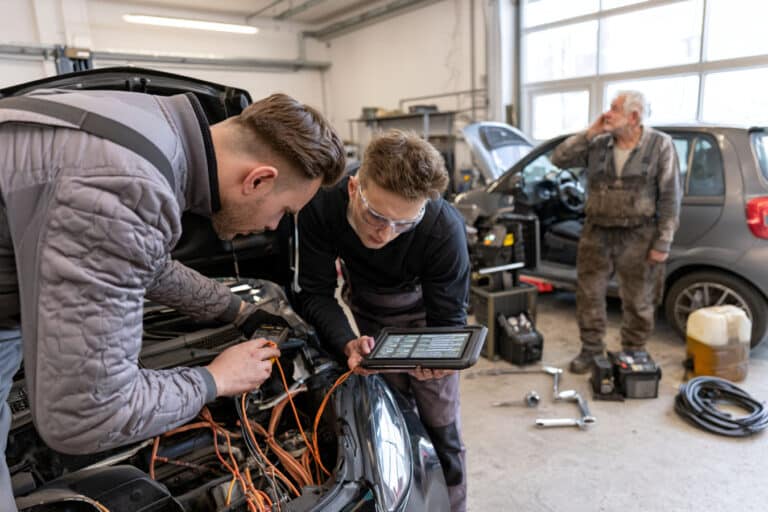 atelier auto hybride electrique et thermique