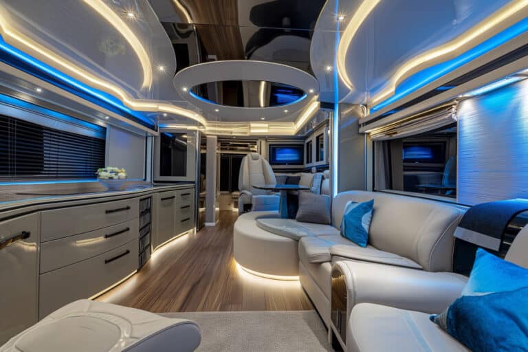 camping car luxe interieur