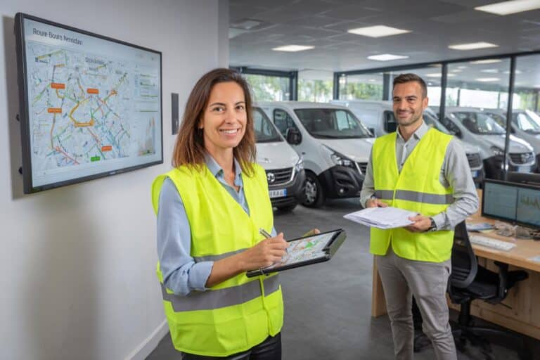 geolocalisation flotte vehicules professionnels couts reduits